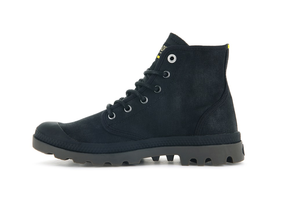 Botas Palladium PAMPA HI WAX Hombre Negras | Costa Rica-80635